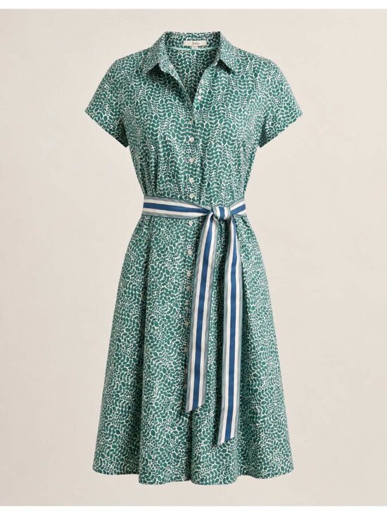 Boden Dresses & Skirts - Boden Green Floral Midi Dress Size 10L